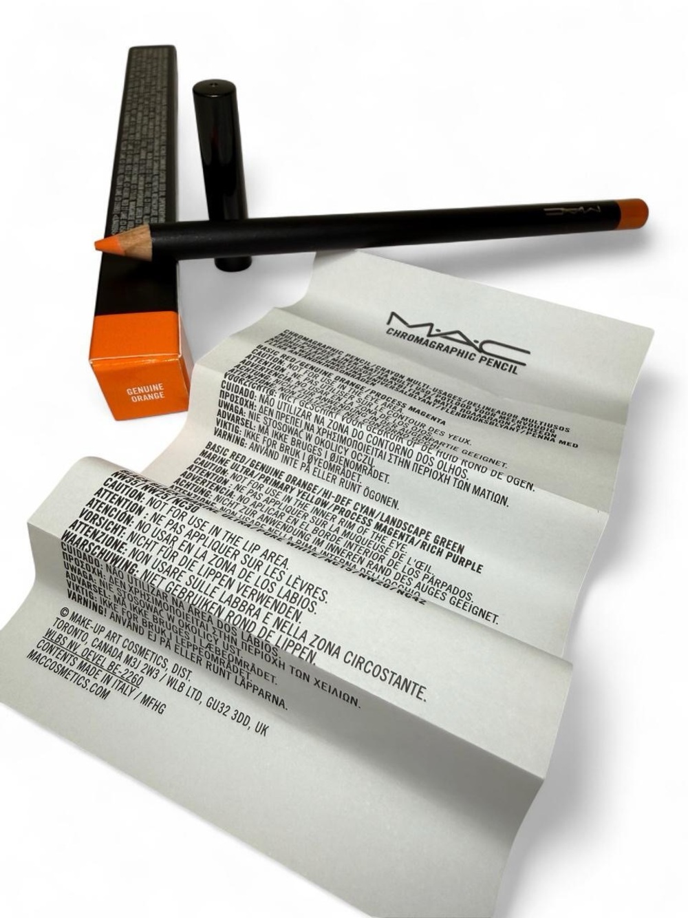 MAC Chromagraphic Pencil *Rare* - Genuine Orange